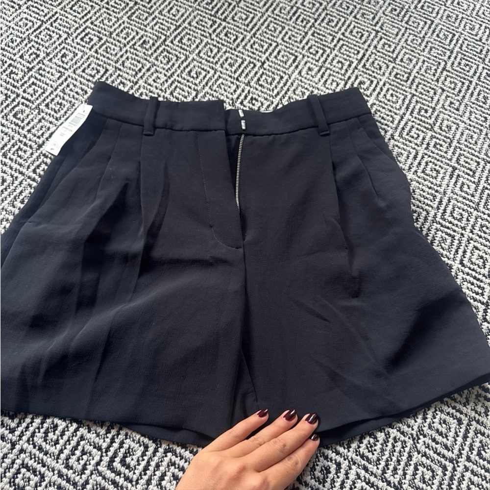 Aritzia High Waist Black Shorts